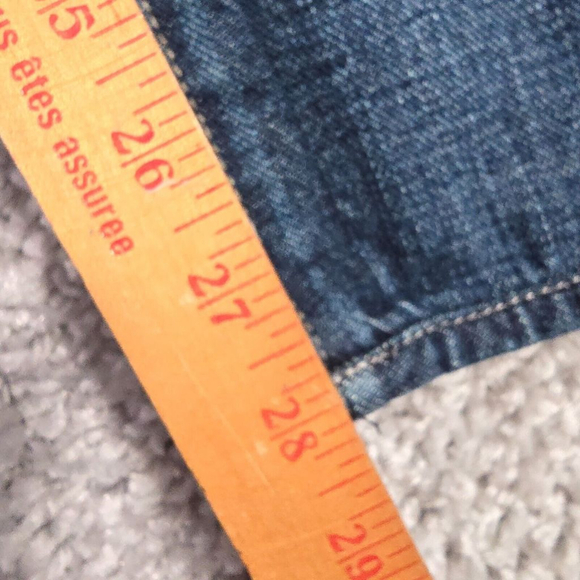 7 For All Mankind Austyn Jeans Mens 33 (Fits 32x28) Blue Straight Medium Wash - Picture 11 of 13